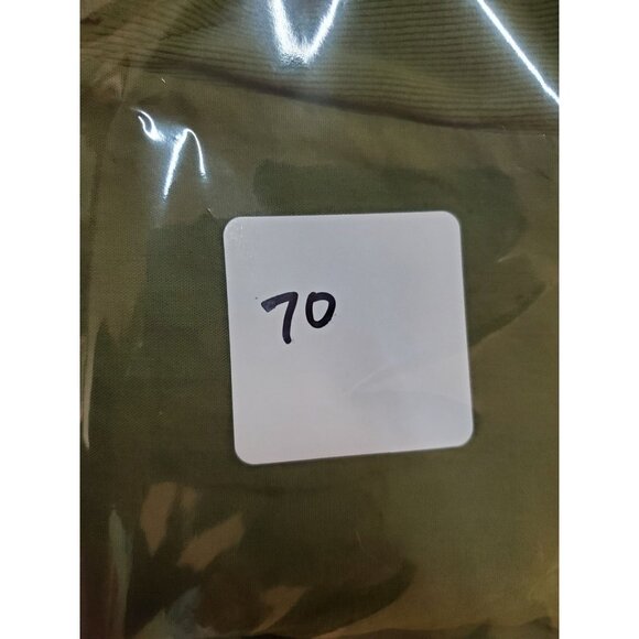 Cottagecore Terzo Millennio Linen Dress Women’s L Green Silver Trim Italy Boho - Picture 15 of 15